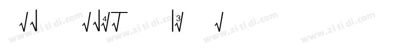 Lady Radical Regular字体转换